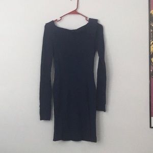 French Connection Navy Blue Cotton Dress